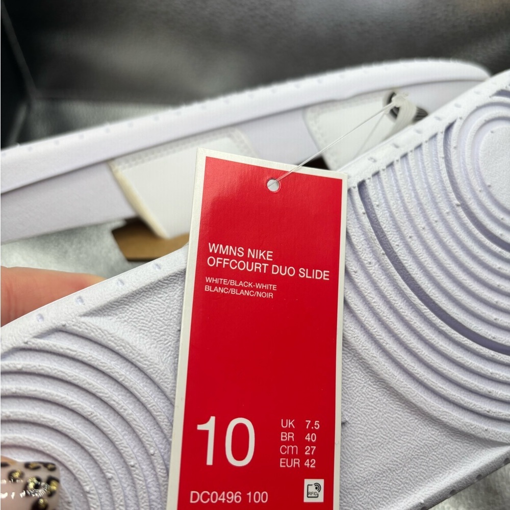 Nike Offcourt Duo Slide White/Black/White - DC0496-100 Womens Size 10 New - Picture 6 of 6